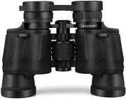12X45 Porro Prism Binoculars-HD Metal Body Non-Slip Design Rubber Sheath FMC Binoculars for Camping Birds Watching-Pressure and Shockproof