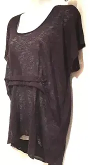 plus sz S 16) TS TAKING SHAPE Beatnik Tunic Top soft draping Top NWT!
