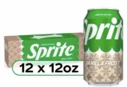 Limited Edition Vanilla Frost Sprite 12 Pack 12 Oz Cans
