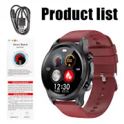 Smart Watch Smartwatch Multifunction Sport Answer Call for Men Women Red