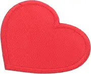 Operitacx Heart Embroidered Iron Patches Durable Heart Shaped Appliques for Clothing Jackets Easy to Apply DIY Craft Repair for Backpacks and Accessories
