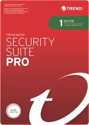 Trend Micro Security Suite Pro 1 Device 1 Year