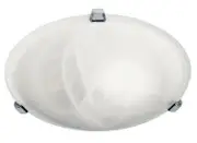 Project 30cm Diy Flush Mount In Brushed Chrome With Alabaster Glass,Lighting,Beacon Lighting