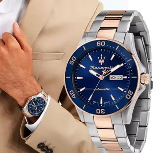 【Maserati 瑪莎拉蒂】Competizione 賽道競馳系列機械錶R8823100001 43mm 現代鐘錶