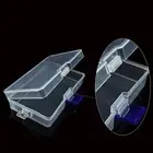Portable Plastic Transparent Storage Box Case Collection Container Organiser Hot
