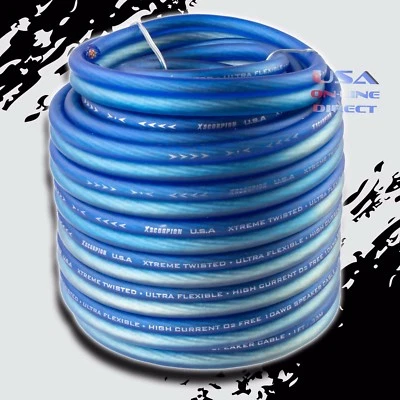 10 Gauge 50 Feet OFC 100% Copper Marine Car Home Audio Speaker ZIP Cable Wire US