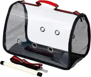 BRIDGEGUO Parrot Bird Carrier Travel Cage Bird Travel Backpack Portable Pet P...