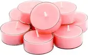 DEYBBY Natural Scented Soy Wax Tealight Candles Bulk, Romantic Rose Aromatherapy Luxury Tea Candle Set of 12-4 Hour Burn Time|Great for Valentine's Day, Birthday