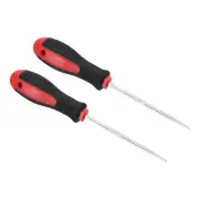 2pcs O-Ring Straight Pick 150mm Oil Gasket Precision Puller Remover Tool, Red