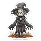 Halloween Scarecrow - Car Bumper Sticker Vinyl Decal