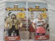 WWF Superstars Captain Lou Albano And Rowdy Roddy Pipper Figures