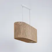Elphin Dining Rope Pendant Light - Natural