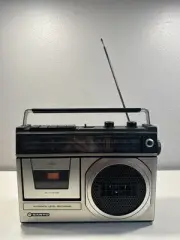 VINTAGE 80's Sanyo M2409 AM/FM Portable Cassette Tape Recorder Japan *NEW
