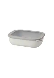 Mepal Multi Bowl Cirqula Rectangular 2000ml - Nordic White