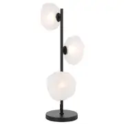 ZECCA 3 Lights Table Lamps Black / Frost - ZECCA TL3-BKFR