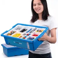 在飛比找蝦皮購物優惠-分格玩具收納 兼容樂高小顆粒積木收納分類盤零件配件盒大容量拼