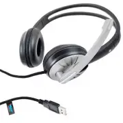 iMicro SP-IMME282 Wired USB Headphone w/ Microphone & Volume Control (Black)
