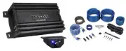 Hifonics HCM-1200.1D 1200w Mono Amplifier Mini 1 Ohm Class D Car Amp + Wire Kit