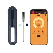 Wireless Meat Thermometer Bluetooth Unlimited Range Digital Remote Monitoring Kitchen BBQ Oven Smoker Grill Rotisserie Cooking Precision Tool