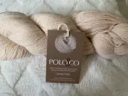 Polo & Co Alpaga yarn certified, organic/hand dyed 80%, Alpaca 20% Wool 1 Skein