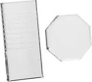 Mikinona Glass Eyelash Extension Holder Set Easy to Accessories for Lash Extensions