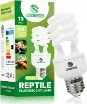 UVB Reptile Light 5.0 13W UVA UVB Bulb for Chameleons, Iguanas, Turtles Tropical