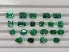 10.85 Ct Zambian Emerald Faceted Loose Gemstone Lot