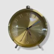Cloudnola Glam Gold Quartz Movement Battery Analog Snooze Alarm Clock