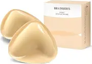 [Fanceasily] Double Sided Sticky Bra Inserts,Instant Lift Bra Pads Inserts Reusable Breast Pads Push Up for Bikini Sports Bra