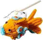 Chenille Stems,Fish Lantern Plush Sticks | Twisting Set, for Craft Making, Colorful FNew Year Ornament Twisting Stick