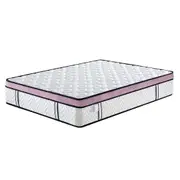 New Laura Hill Mattress Queen Size Euro Top Pocket Spring Natural Latex Foam Bed