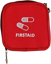 First Aid Kit Travel - Pouch Bag Empty Hiking Kit Bags Jewelry Travel Pouch Cable Waterproof First Aid Medical Bag Kit Car Sealer Travel Pouches Kit for Travel Oxford Cloth Red
