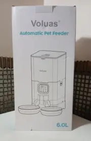 Voluas Automatic Pet Feeder for Cats and Dogs Dry Food Dispenser 6.0 L