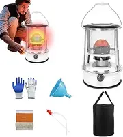 Small Kerosene Heater, Convection Heater for Camping Indoor Outdoor, Multi-Functional Kerosene Heater, Non Electric Space Heater for Fishing, Garden, Balcony