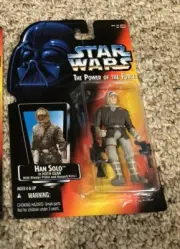 Star Wars Red POTF Power Of The Force Han Solo In Hoth Gear - NEW