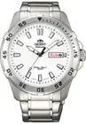 Rare Orient Thresher Automatic Watch Day Date White Dial EM7C005W Made in Japan