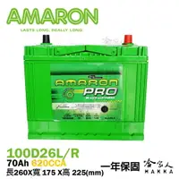 在飛比找樂天市場購物網優惠-AMARON 愛馬龍 100D26L PRO LUXGEN 