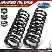 2x Front Coil Springs for Ford Thunderbird 1983-1987 Mercury Capri Cougar Zephyr