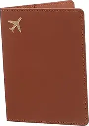 [GAROZATION] Passport Holder Wallet for Women Elegant PU Leather Travel Protector with Multiple Compartments for Passports Credit Cards and Tickets Water Resistant Design Classic