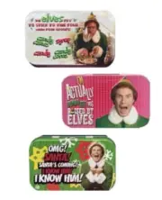 Buddy the Elf Pass the Syrup Maple Candy in a Set of 3 Different Tins