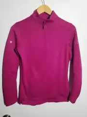 NWT WOMEN'S LEVELWEAR DAYBREAK PULLOVER, SIZE: XS, COLOR: DAHLIA (J511)