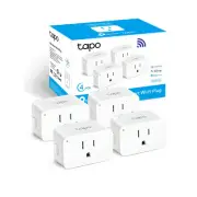 TP-Link Tapo Smart Plug Mini 15A, Smart Home Wi-Fi Plug, Super Easy Setup, Co...