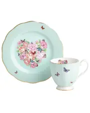 Royal Albert Miranda Kerr Friendship Blessings Footed Mug & Plate Set