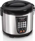 Hamilton Beach Digital Programmable Rice and Slow Cooker & Food Steamer, 20 Cups