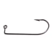 100- 1/0 Eagle Claw 570BP Black Platinum Jig Hooks for Jig Molds BR11