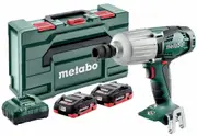 Metabo SSW18LTX600MB40K - 18V Brushless 600Nm 1/2" Impact Wrench Kit (2 x 4.0Ah)