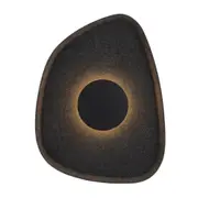 Quarto Ash Black Reversible Felt LED Wall Light