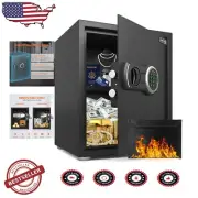 Smart Fireproof Safe 2.0 Cub - Digital Keypad, LED Light & Tamper-Proof Design