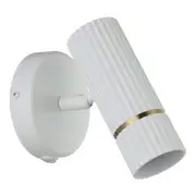 Eglo Lighting Caminia White Ribbed Tri-Colour Wall Light