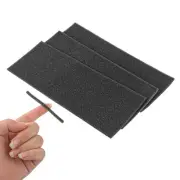 400 Pack Black Hanger Grips Self Sticking Foam Adhesive Strips for Clothes